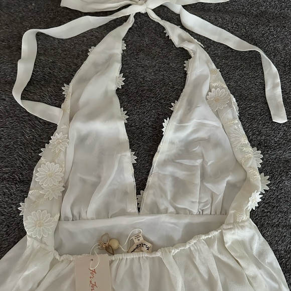 NWT For Love & Lemons Daisy Halter Maxi Dress - Picture 6 of 7